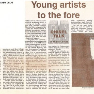 young artists to the fore