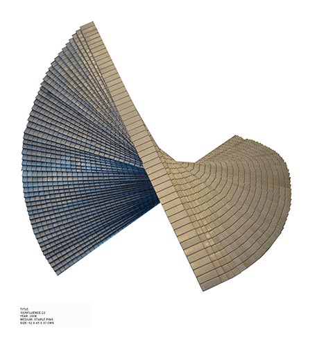 in the waves and underneath - solo show, Pooja Iranna